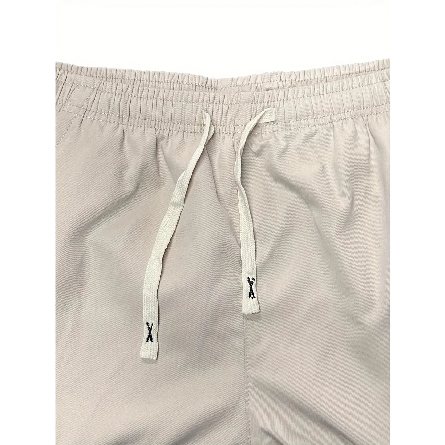 Elevate Your Summer Style with Men's Casual Cargo Shorts - Comfortable Elastic Drawstring Waist, Versatile Pockets, and Trendy Letter Patch Design for Effortless Everyday Wear